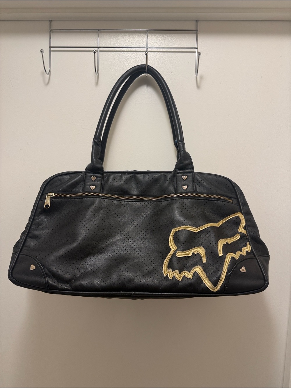 Fox Racing “Gold Digga” Black Small Travel Duffle/large shoulder bag